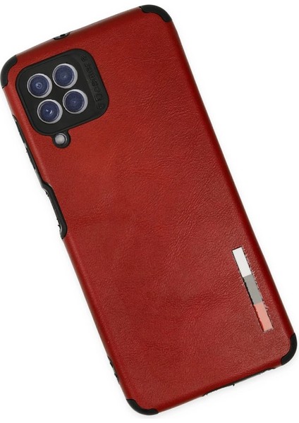 Buğz Samsung Galaxy A22 Kılıf Loop Deri Silikon - Kırmızı modelleri