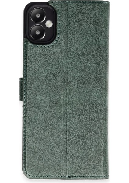 Buğz Samsung Galaxy A05 Kılıf Trend S Plus Kapaklı Kılıf - Yeşil