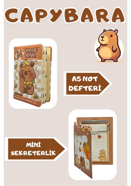 Capybara Mega Kırtasiye Seti 9 Parça fiyatları