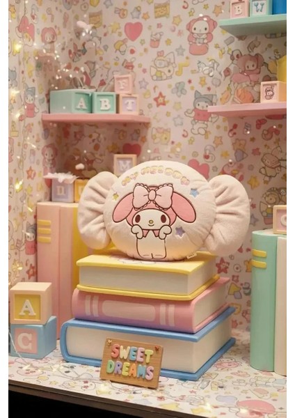 Sanrio Lisanslı My Melody Tatlı Serisi Şeker Figürlü 38 cm Yastık