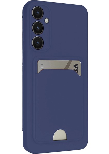 Buğz Samsung Galaxy S24 Fe Kılıf Kelvin Kartvizitli Silikon - Lacivert fırsatları