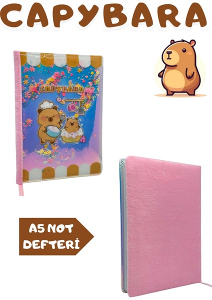 Capybara Günlük & Hatıra Defteri Seti Silgi ve Versatil Kalemli fiyatları