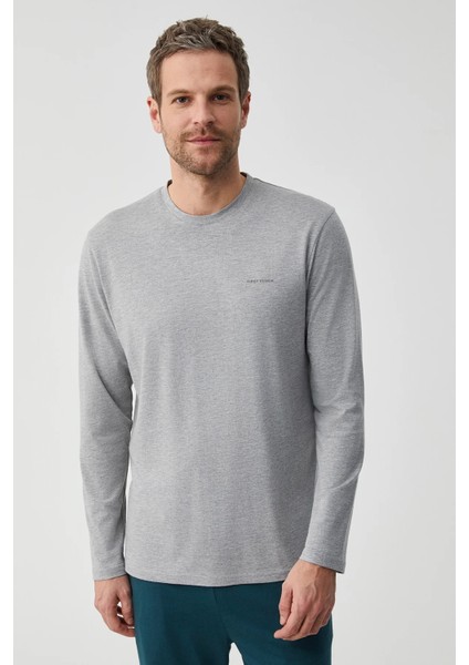 Yumuşak Dokulu Uzun Kol Erkek Pijama Takım FT701 fiyatları