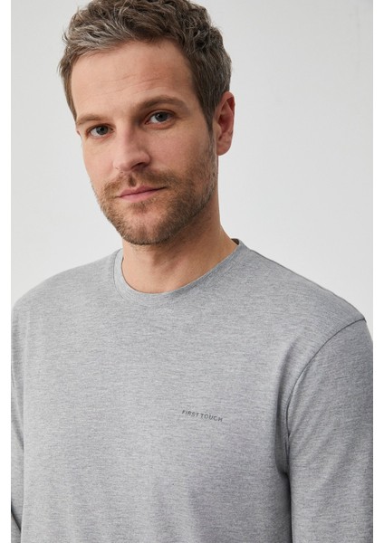 Yumuşak Dokulu Uzun Kol Erkek Pijama Takım FT701 modelleri