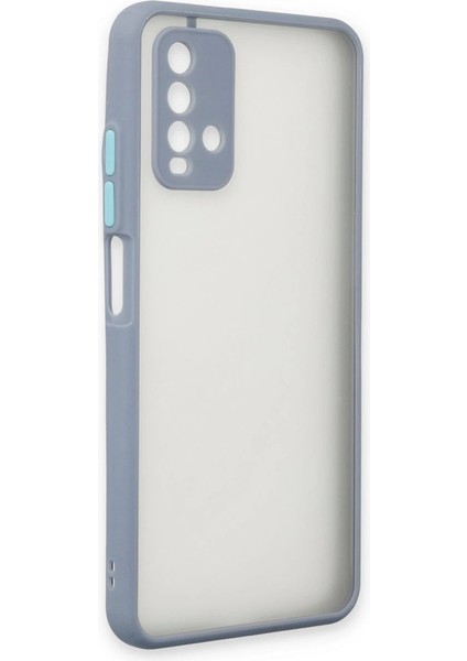 Buğz Xiaomi Redmi 9t Kılıf Montreal Silikon Kapak - Gri modelleri