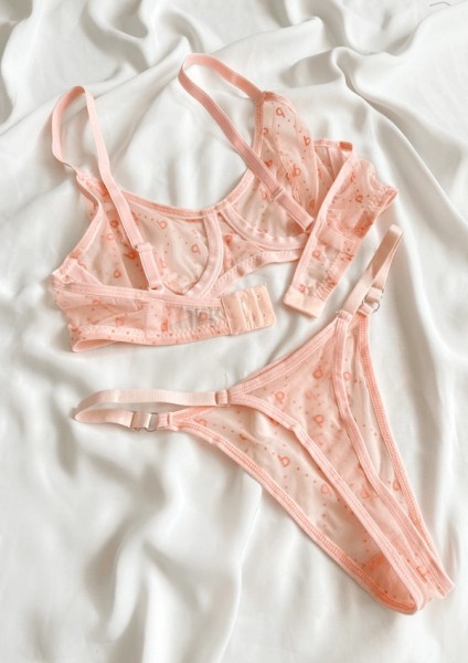 Yavruağzı Balenli Tül Sütyen Takım indirimleri