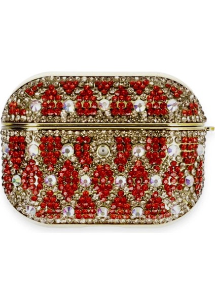 Airpods Pro 2 (2.nesil) Klor Taşlı Kılıf - Desen 1-(5796) modelleri