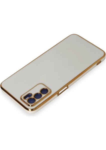 Buğz Oppo A16 Kılıf Volet Silikon - Beyaz modelleri