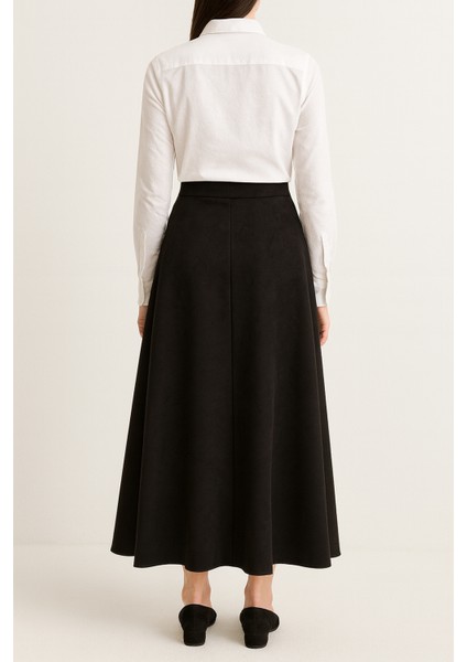 Süet Etek- Siyah modelleri