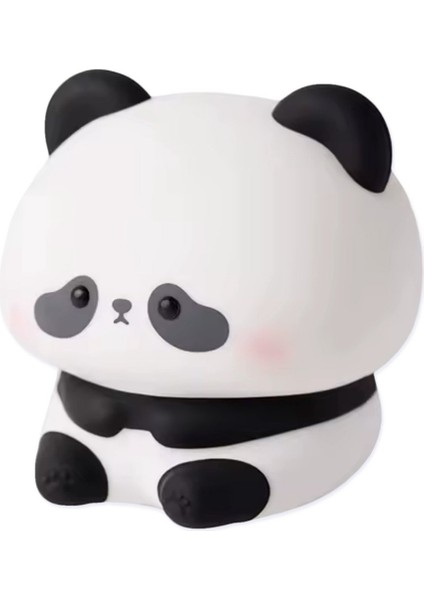 Sevimli Panda Gece Lambası – Silikon LED Dokunmatik Bebek Gece Işığı | USB Şarjlı Ortam Lambası
