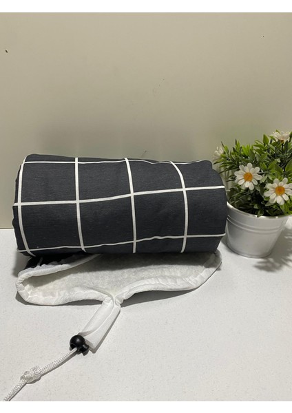 Ütü Masası Kılıfı Büyük Boy Ipli Stoperli Keçeli Kılıfı Örtüsü Bezi 55X140CM Koyu Füme / Kömür Grisi fırsatları