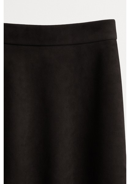 Süet Etek- Siyah fırsatları