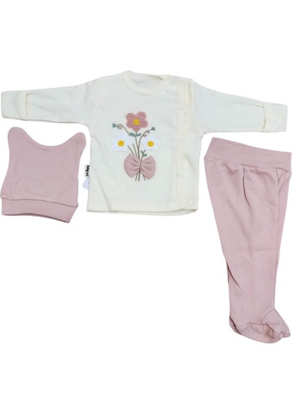 Kız Bebek 3'lü Zıbın Set