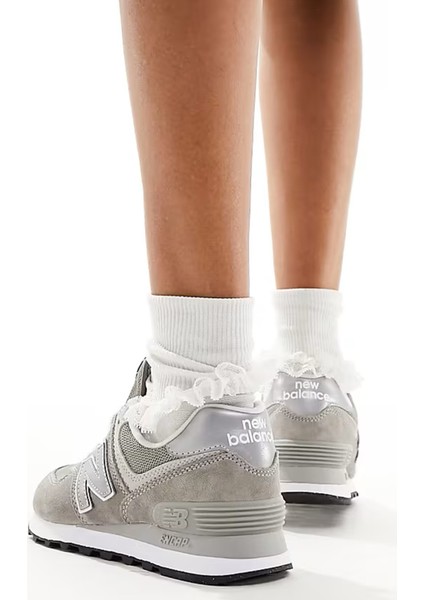 ML574 Evg Leather Mens Sneaker Hakiki Deri Erkek Günlük Spor Ayakkabı Gri modelleri