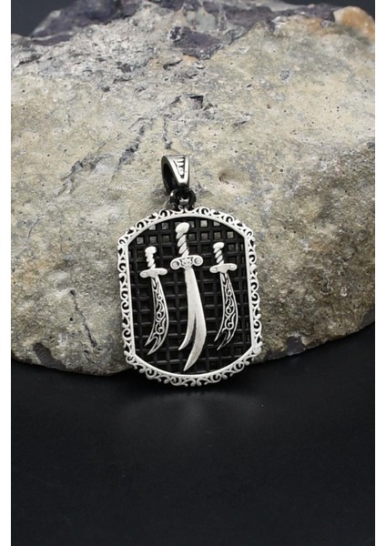 Kolye Ucu Hz. Ali Zülfikar Kılıcı 925 Ayar Gümüş 902407