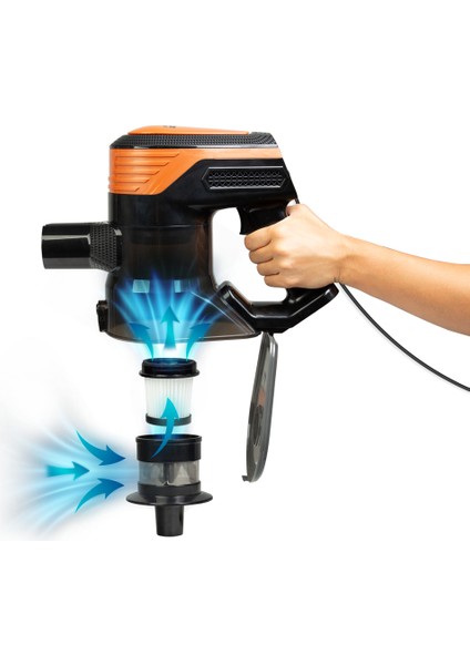 7 11 10 065FANTOM Pluto P 6000 Cyclone Dikey Elektrikli Süpürge