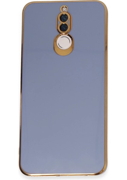 Buğz Huawei Mate 10 Lite Kılıf Volet Silikon - Mavi