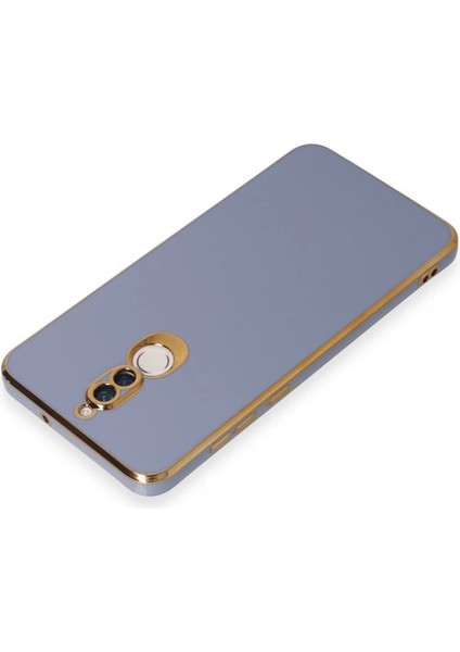 Buğz Huawei Mate 10 Lite Kılıf Volet Silikon - Mavi modelleri