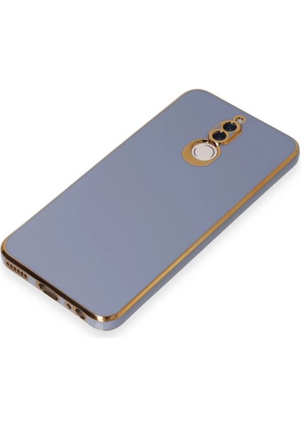 Buğz Huawei Mate 10 Lite Kılıf Volet Silikon - Mavi fırsatları