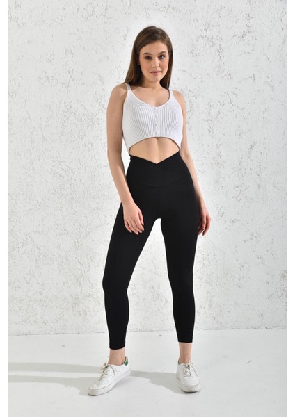 Çapraz Kemer Fileli Tayt modelleri