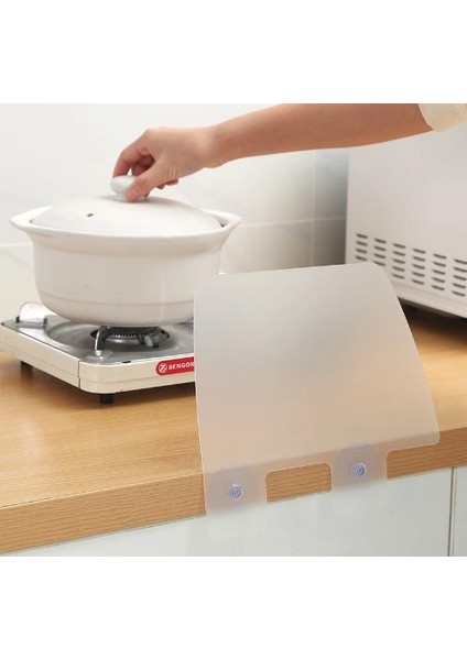 Buğz Lavabo ve Ocak Sıçrama Önleyici Vantuzlu Kalkan modelleri