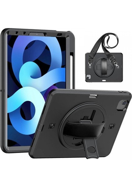 Buğz Ipad Pro 11 (2020) Kılıf Strap-C Otterbox Tablet Kapak - Siyah