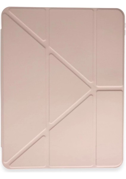 Buğz Xiaomi Pad 6 Kılıf Kalemlikli Mars Tablet Kılıfı - Rose Gold