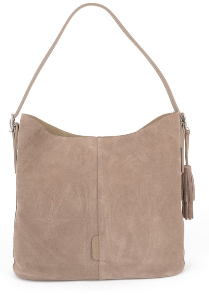 , Kadın Hakiki Deri Omuz ve El Çantası 153979Z5016 Kum