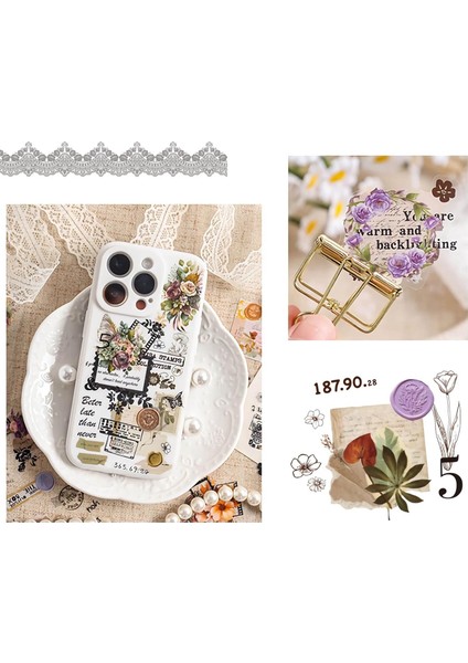 Vintage Sticker Stiker Çıkartma Etiket 6'lı Set- Twilight Story modelleri