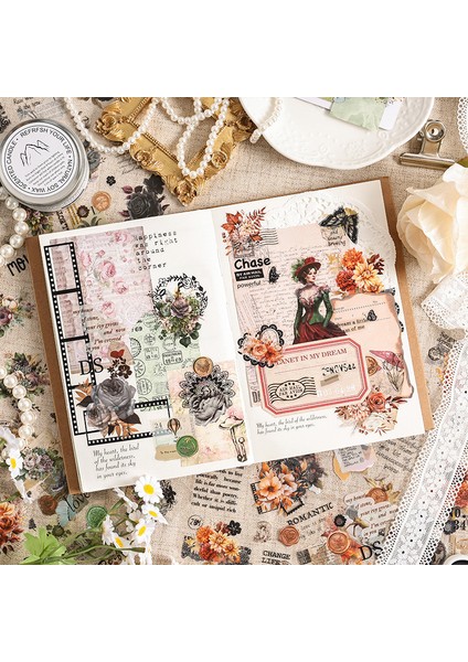 Vintage Sticker Stiker Çıkartma Etiket 6'lı Set- Twilight Story fırsatları