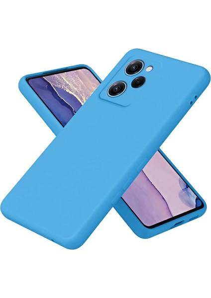 Buğz Xiaomi Poco X5 Pro 5g Nano Içi Kadife Silikon - Mavi