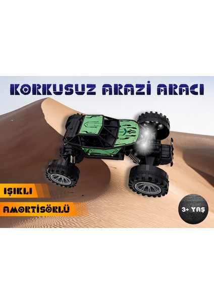 Işıklı ve Amortisörlü Uzaktan Kumandalı Arazi Aracı