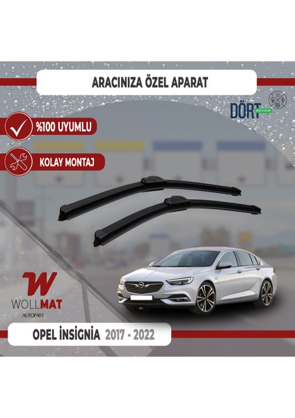 Opel Insignia Silecek 2017 2022 Arası Uyumlu Silecek Takımı Araca Özel