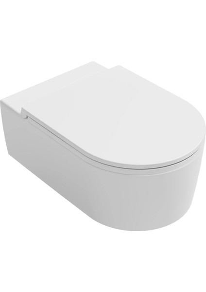 Sistema A Easyjet Rimless Asma Klozet + Slim Soft Close Kapak (10SL02001D+40KF0200I-S)