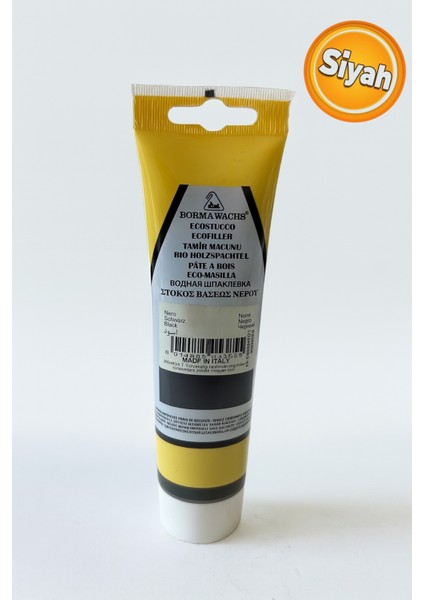 Ahşap Mobilya Parke Macunu Tamir Macunu Siyah 200 Gram