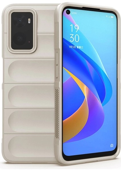 Buğz Realme 9i 4g Kılıf Optimum Silikon - Krem