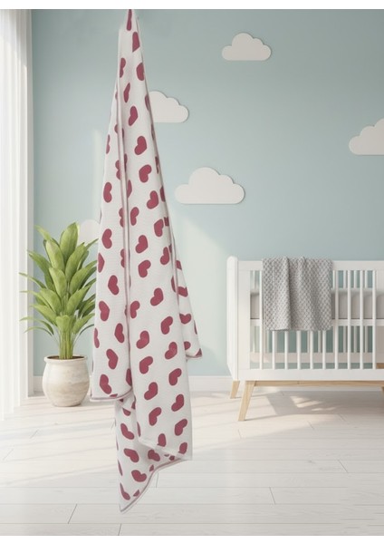 Bebek Pamuk Battaniye Tek Kat Baskılı 80X80 Boy modelleri