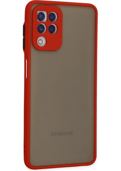 Buğz Samsung Galaxy A22 Kılıf Montreal Silikon Kapak - Kırmızı fiyatları