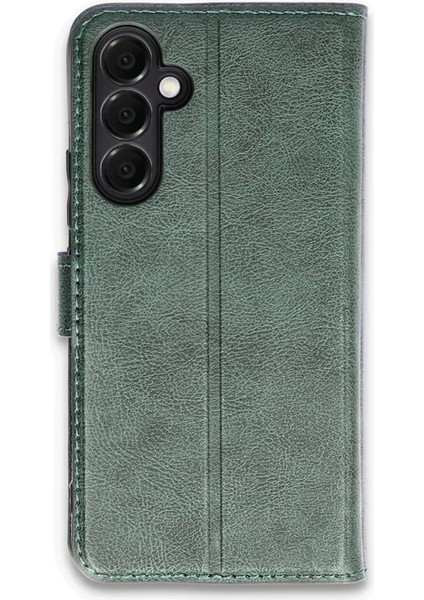 Buğz Samsung Galaxy A05S Kılıf Trend S Plus Kapaklı Kılıf - Yeşil