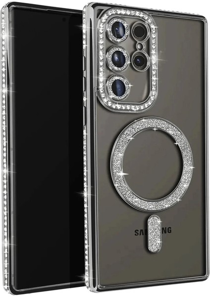 Buğz Samsung Galaxy S23 Ultra Joke Simli Magneticsafe Kılıf - Siyah