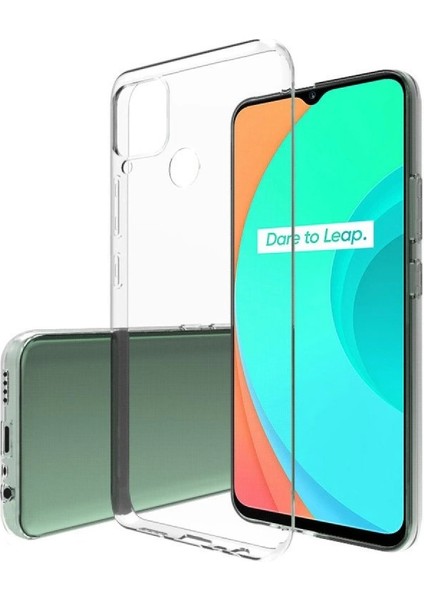 Buğz Realme C15 Kılıf Lüx Şeffaf Silikon