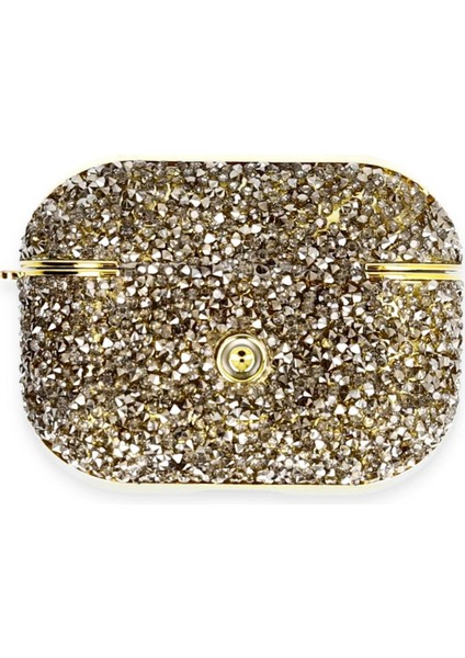 Airpods Pro 2 (2.nesil) Luz Taşlı Kılıf - SIYAH-(5796) modelleri