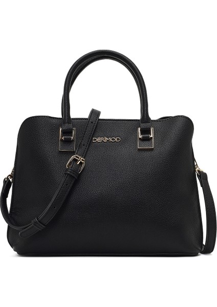 Kadın Siyah Uzun Askılı Kol Çantası 25WBD285718