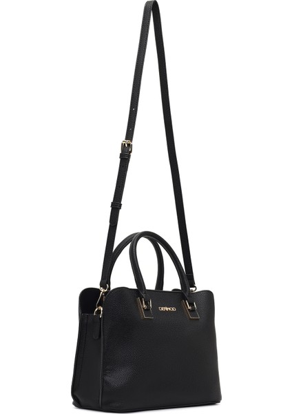 Kadın Siyah Uzun Askılı Kol Çantası 25WBD285718