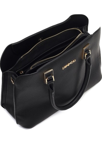 Kadın Siyah Uzun Askılı Kol Çantası 25WBD285718