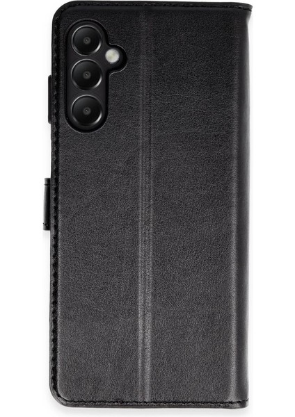 Buğz Samsung Galaxy A05S Kılıf Trend S Plus Kapaklı Kılıf - Siyah