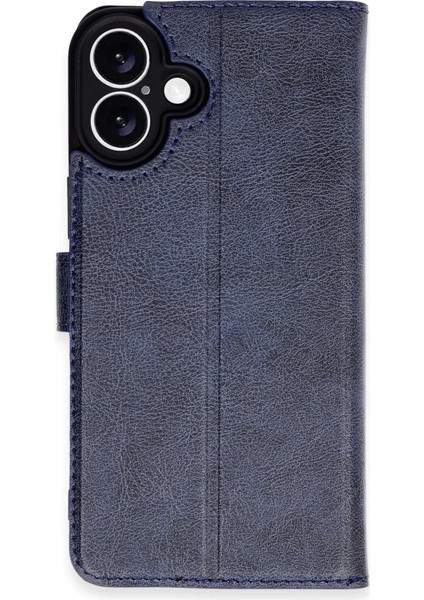 Buğz Iphone 16 Plus Kılıf Trend S Plus Kapaklı Kılıf - Lacivert