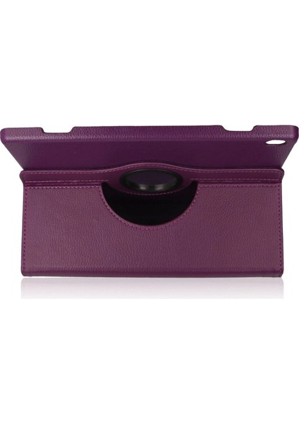 Buğz Lenovo M10 X505F Kılıf 360 Tablet Deri Kılıf - Mürdüm