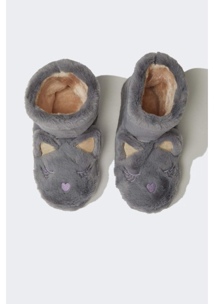 Kadın Düz Taban Ev Botu