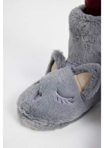 Kadın Düz Taban Ev Botu